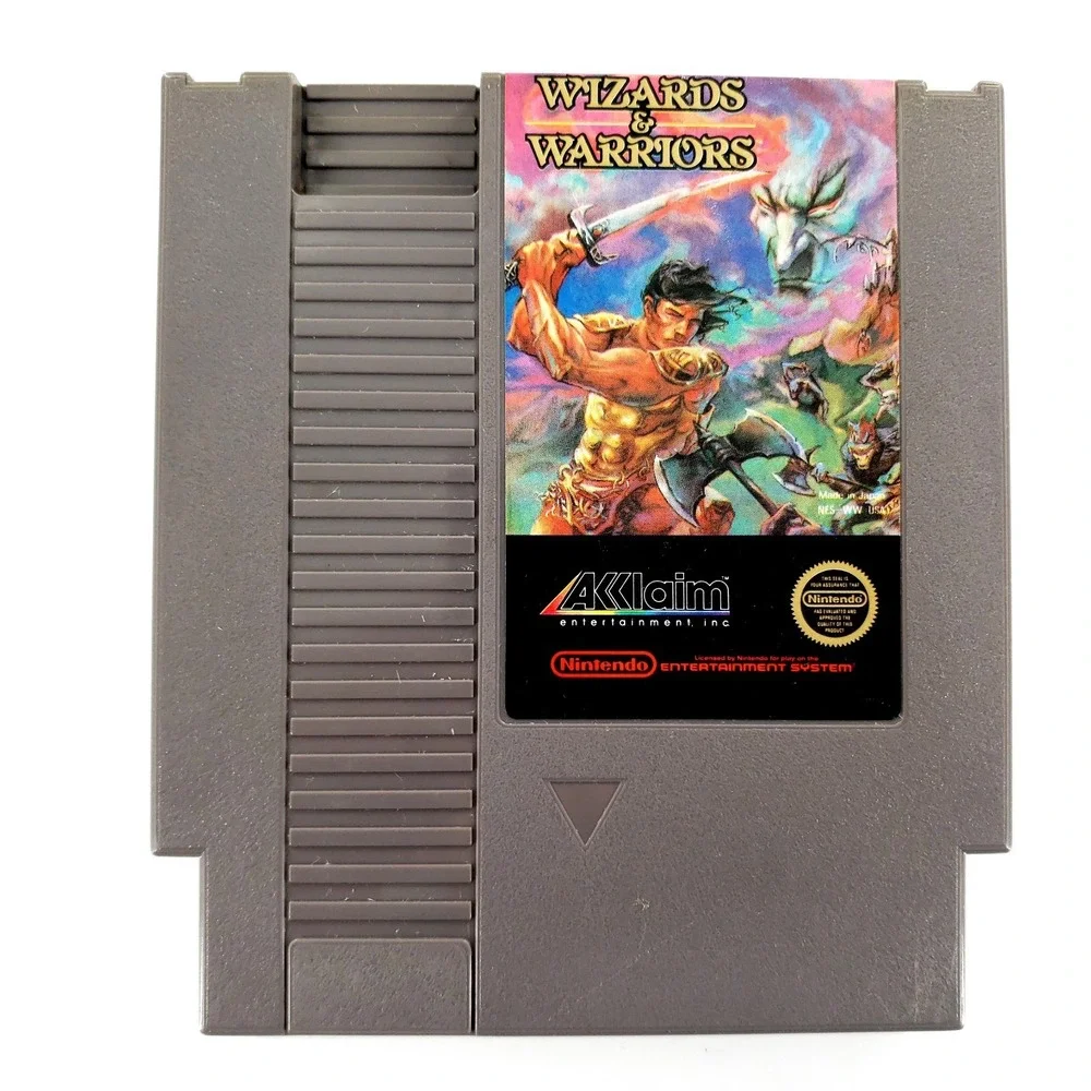 Wizards & Warriors (Nintendo NES, 1987) Authentic Complete Tested & Works